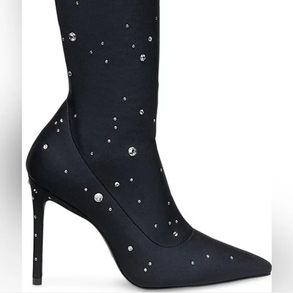 STUART WEITZMAN Over The Knee Boots Black Size 8 New